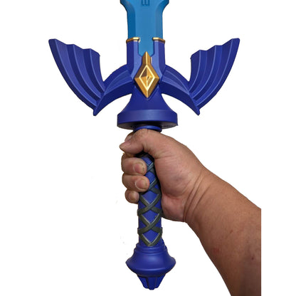 39.5" Zelda The Blue Fantasy Link's Master Foam Sword for Collection and Cosplay